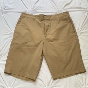 NEW J Crew Tan Flat Front Chino Shorts - SIZE 33